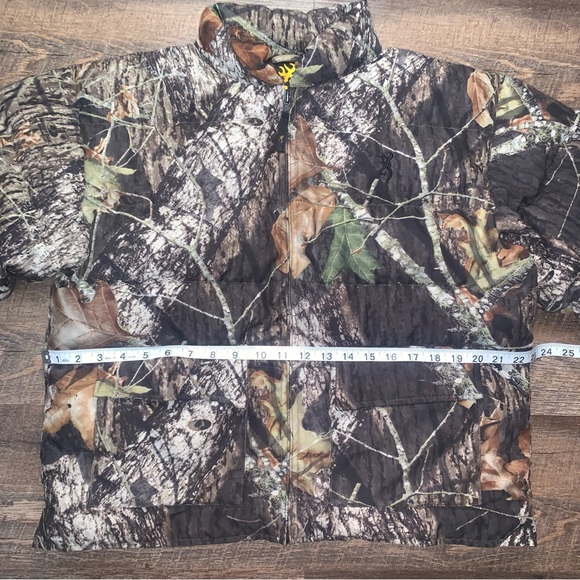 Browning RealTree Camouflage Puffer Coat Kids Size XL - Picture 12 of 13
